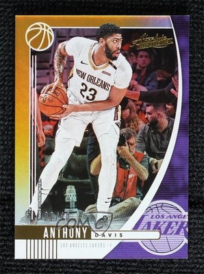 2019-20 Panini Absolute Memorabilia Gold 2/10 Anthony Davis #30 cg5