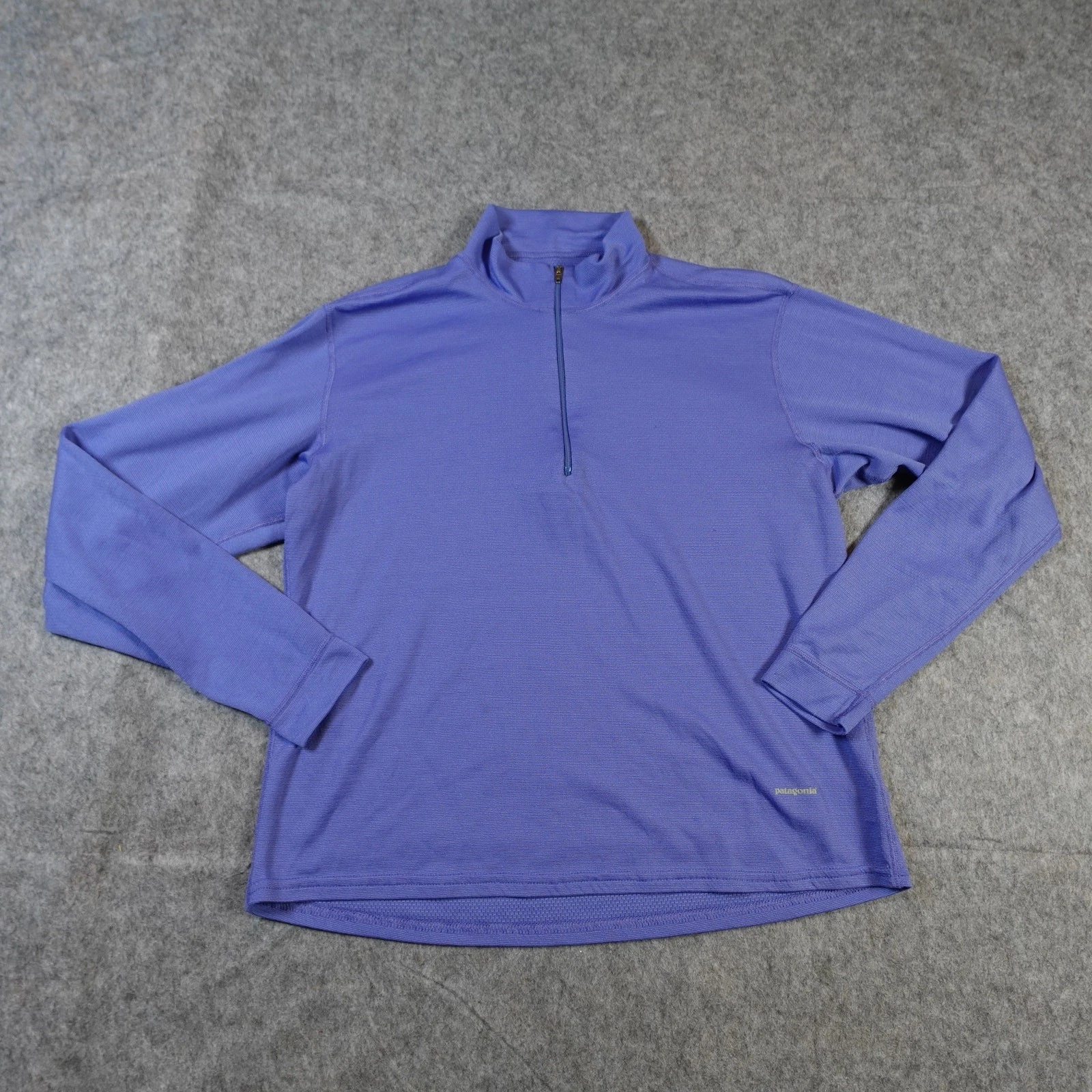 VTG Patagonia Top Womens Small Capilene Lightweight 1/4 Zip Baselayer Pullover