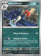 Honchkrow #58/94 (NM) ME02: Phantasmal Flames PFL Pokemon
