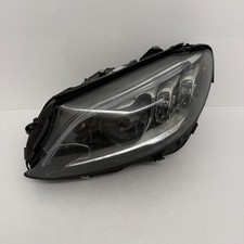 MERCEDES C-CLASS PASSENGER LEFT LED HEADLIGHT A2059069305 2018 2024 MULTIBEAM