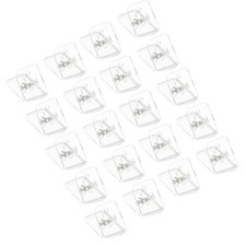 20pcs Tapestry Spring Clips with Adhesive - Double Sided Adhesive Mini Hangers