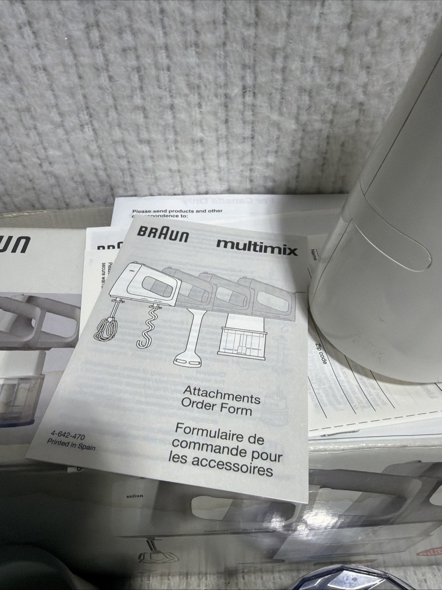 Braun Multimix M880 All-in-one Chopper Hand Mixer Immersion