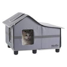 Outdoor Cat House Weatherproof, Outside Cat House for Outdoor Feral Cats, Ins...