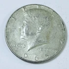 1965 Kennedy Half Dollar 40% Silver, Circulated Coin #7112