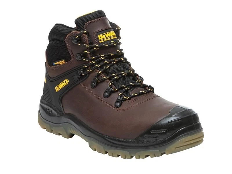 DEWALT Newark S3 Men's Waterproof Safety Boots - Brown, UK 11