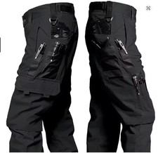 Arbeitshose Herren robust mit Kniepolster Taschen Workwear Baustelle