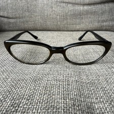 Vintage Indo Eyeglasses Frames Isabel Cat Eye Made Spain 48-18-120 Brown Black