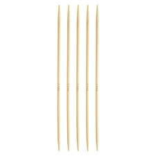 5Pcs Bamboo Knitting Needles Double Pointed US 4(3.5mm) 7.9 Inch(20cm) Yellow