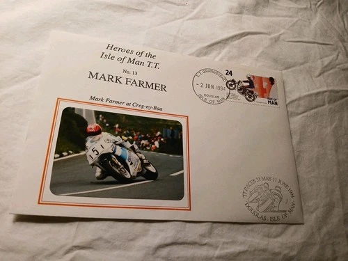 Isle of Man-1994-MARK FARMER-#13-HEROES OF THE ISLE OF MAN T.T. RACES-FDC A8