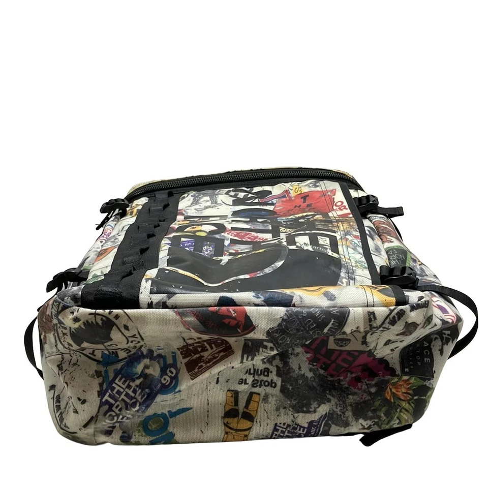 Auth THE NORTH FACE BC Fuse Box NM81630 Light gray Black Multi PVC Nylon - - Image 4 of 4