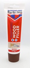 Bartoline Ready Mixed Wood Filler - Brown - 330g Tube - Interior/Exterior