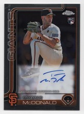 2025 Topps Chrome TREVOR MCDONALD #RA-TMC Base Rookie Autographs-Giants