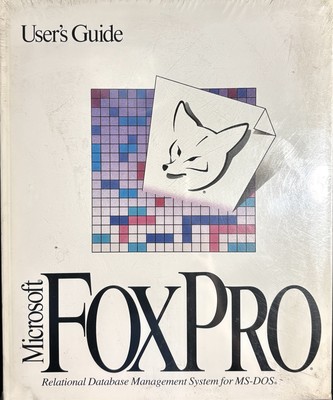 Microsoft FoxPro User Guide & Developing FoxPro 2.0 Applications 2 Book Set
