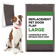 Evergreen Pet Supplies Large Replacement Dog Door Flap Compatible with Petsaf...