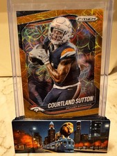 2025 Panini Prizm #163 Courtland Sutton Choice Gold #/10
