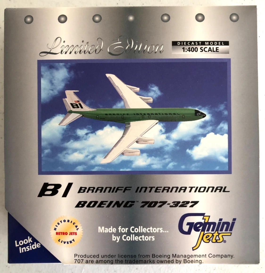 GeminiJets 1:400 Diecast Aircraft & Spacecraft Boeing 707 Aircraft