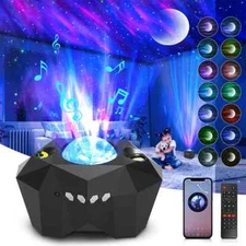Star Projector, 3 in 1 LED Galaxy Moon Projector 55 Lighting Effects Night Light