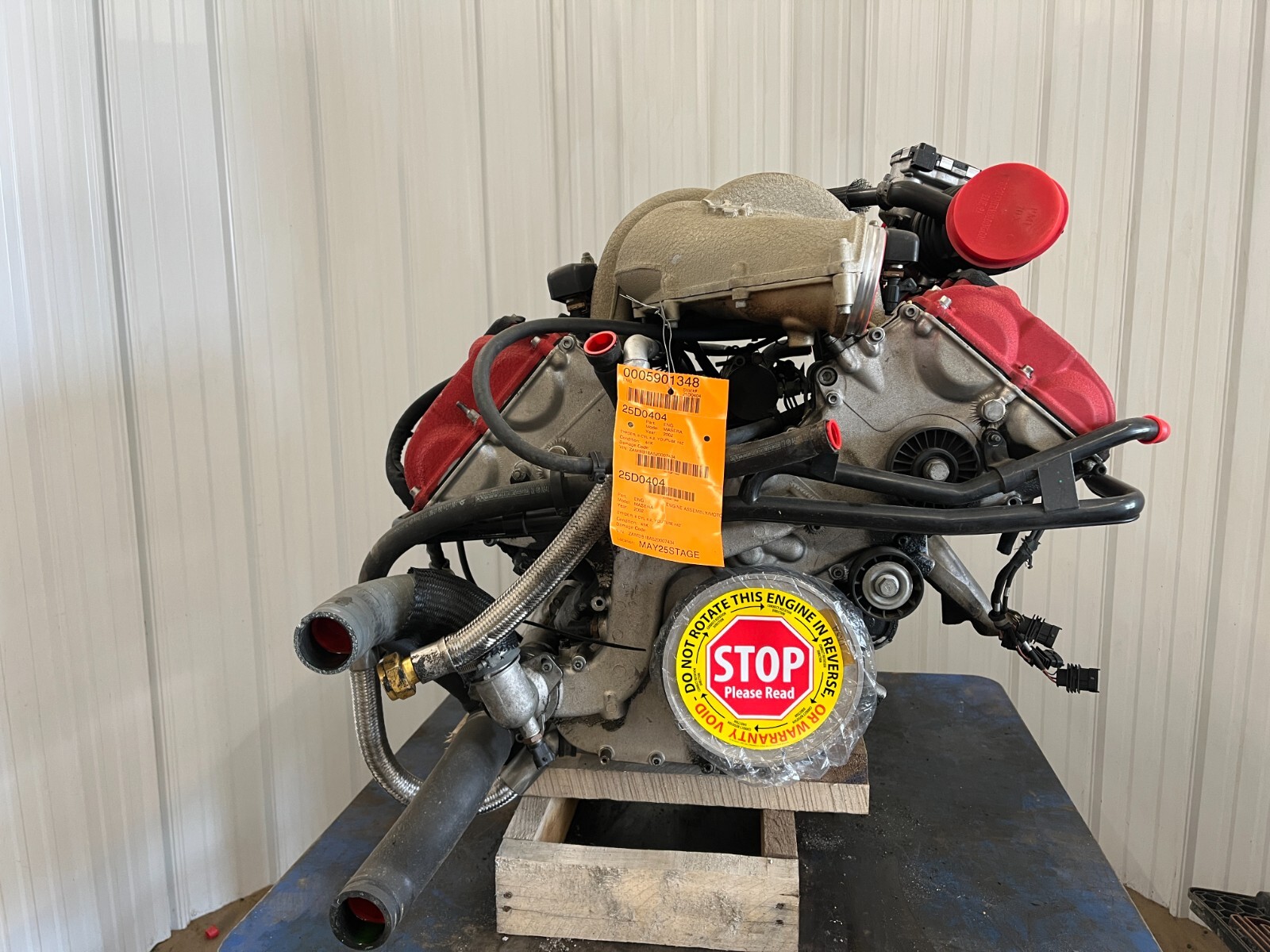 2002 MASERATI SPYDER ENGINE MOTOR 4.2 NO CORE CHARGE 41,652 MILES