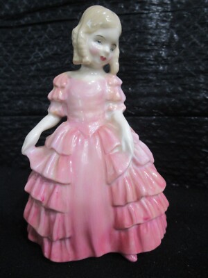 Royal Doulton - Rose - Pink Dress Figurine | eBay