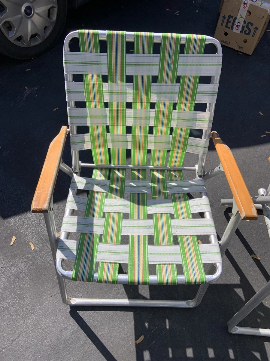 Aluminum webbed rocking chair deals