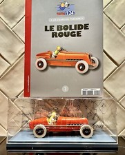 LES VOITURES DE TINTIN 1/24 COLLECTION HACHETTE N°1 : LE BOLIDE ROUGE NEUF