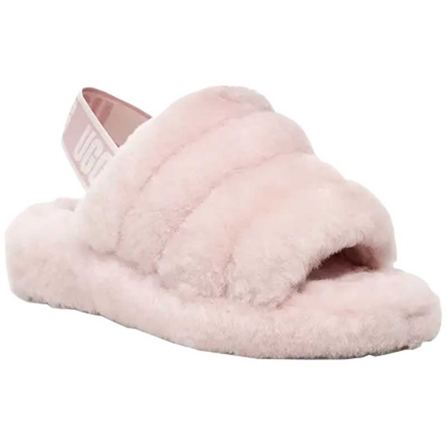 ugg fluff yeah slide seashell pink