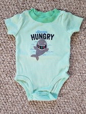 Carter's Green Striped Bodysuit 