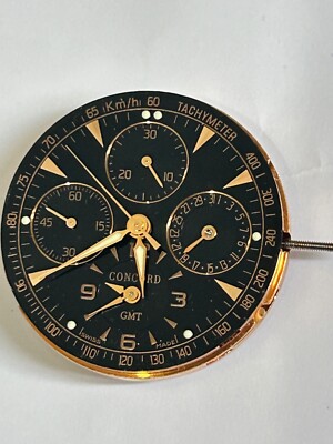 Concord Chronograph GMT Day Date Calendar ETA Movement