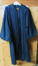 Vintage Collegiate PhD  Doctoral Graduation Gown, Size 54, Heavy Owned By Judge