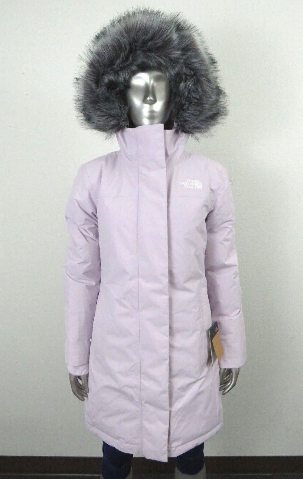 Womens The North Face Arctic Parka Down Waterproof Warm Winter Jacket Lavender
