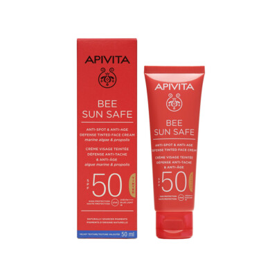APIVITA Bee Sun Safe Anti-spot and Anti-age Tinted Spf50 50ml