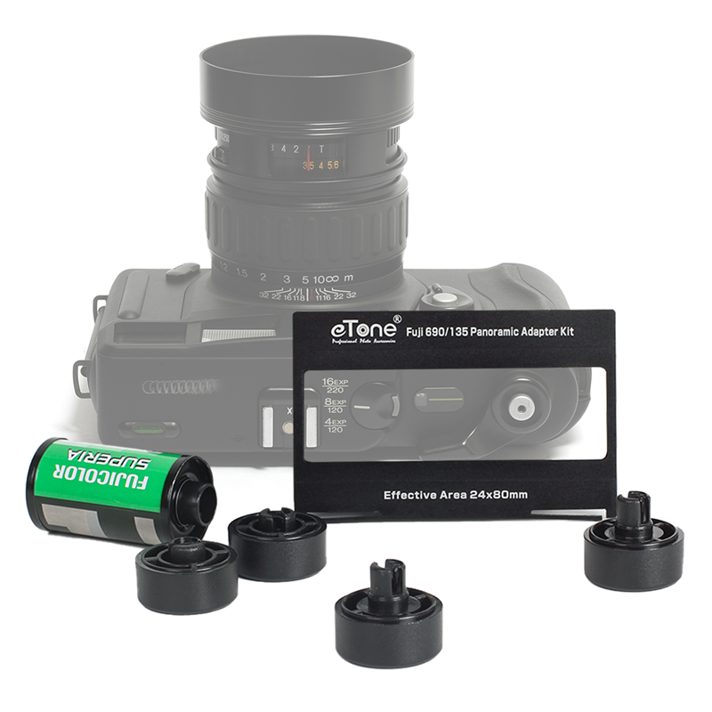 Adapter Kit for Fujifilm 690 6x9 Camera 120 to 135 Medium Format