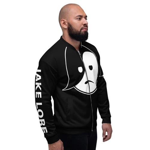 Jake Lore logo Unisex Bomber Jacket image 3