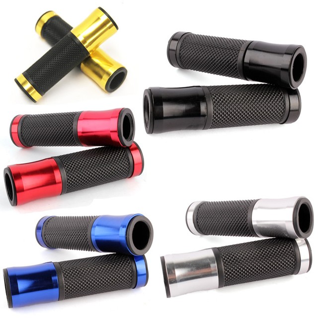 7/8"Motorcycle Hand Grips Rubber Gel Handle Bar Custom For Honda GROM