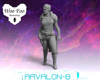 Arvalon 8 Crew 2-1 Captain O'Hara 32mm Resin 3D gedruckt Stargrave Sci Fi 