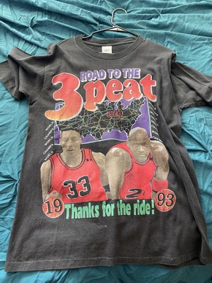 chicago bulls 3 peat shirt