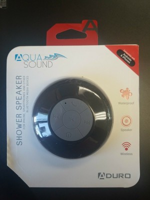 aduro aqua bluetooth shower speaker