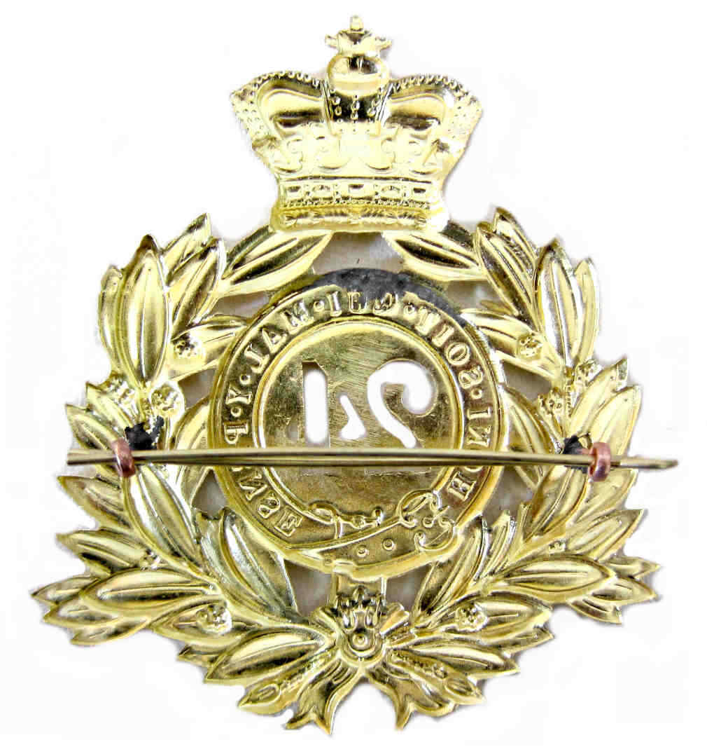 24th Regiment of Foot Badge 2d Warwickshire 1879 ZULU WARS Pith