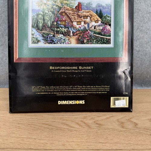 Dimensions Gold Collection Cross Stitch Kit Bedforshire Sunset #3796 Cottage - Picture 2 of 7