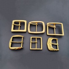 4.5cm Solid Brass Pin Belt Buckle for Men Women Leather craft DIY 42/45/50mm