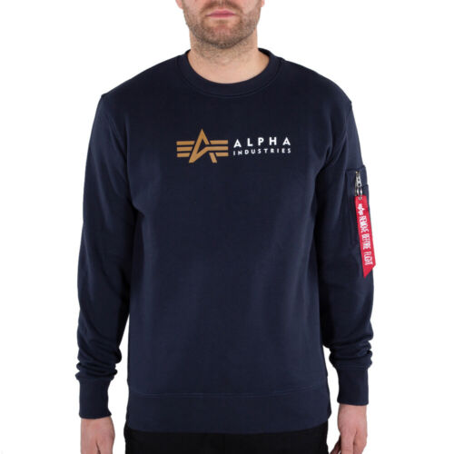 Alpha Industries Herren Sweatshirt Alpha Label