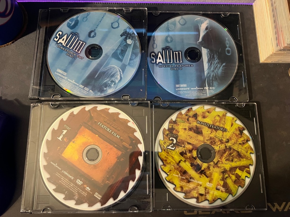 Lot of 10 Saw ii iii final chapter v vi 4 Director's Uncut