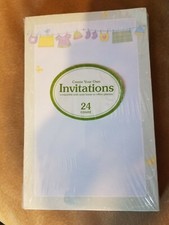 G squared Create Your Own Invitation Kit Baby makes 24