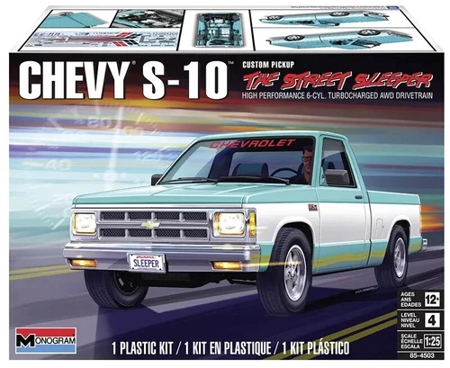 Revell Monogram 1/25 Chevy S-10 Squarebody Custom Pickup Street Sleeper - Picture 1 of 1