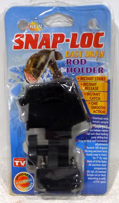 Vintage Snap-Loc Easy Draw Fishing Rod Holder Brand New