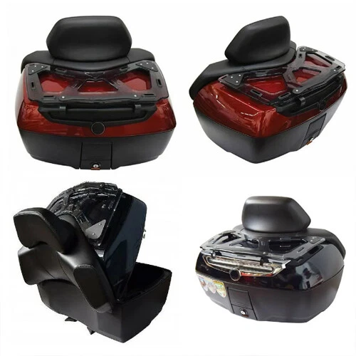 Motorcycle Rear Luggage Rack Support Top Case Box Smoked Gray For BMW K1600GTL Foto 2 de 4