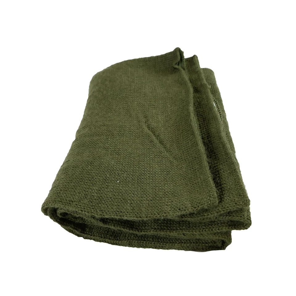 Army Wool Scarf Original US Military Issue Tactical Scarves Hiking Neck Warmer - Image 4 of 4