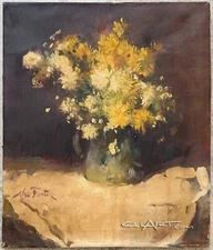 1920s Post Impressionist Oil Painting by WILLIAM FREDERICK FOSTER - Listed!