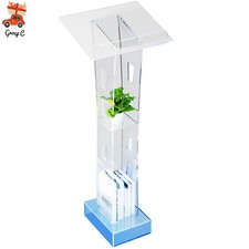 LED Klar Kanzel Rednerpult Podium Christliches Rednerpult Lucite Kirche Kanzel