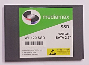 120 GB SATA Mediamax WL 120 SSD 2.5" internal Festplatte